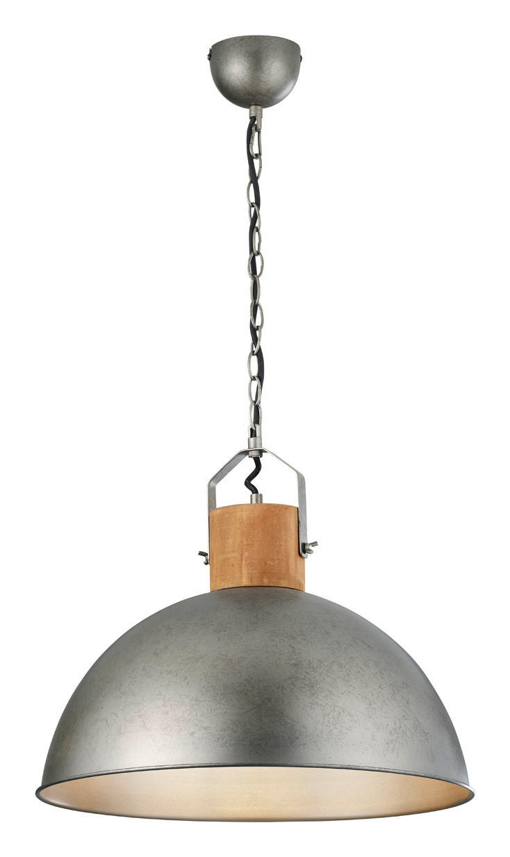 HÄNGELEUCHTE 45/150 cm  - Nickelfarben, LIFESTYLE, Metall (45/150cm)