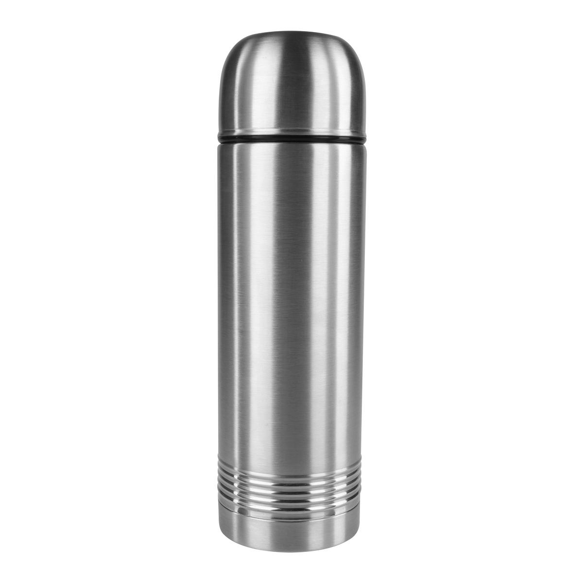 ISOLIERFLASCHE SENATOR 1,0 L  - Edelstahlfarben, Basics, Metall (1l) - Emsa
