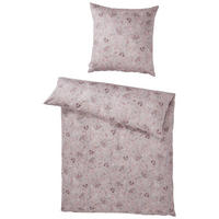 BETTWÄSCHE WERBEWARE Makosatin 155/220 cm  - Grau, KONVENTIONELL, Textil (155/220cm) - Estella
