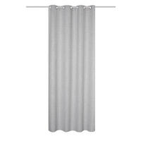 ÖSENVORHANG blickdicht  - Grau, Basics, Textil (140/225cm)