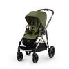 KINDERWAGEN  Gazelle S  Moss Green  - Taupe/Waldgrün, Basics, Textil/Metall (106/65/110cm) - cybex GOLD