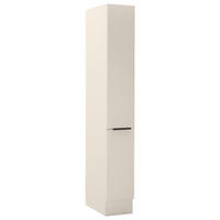GESCHIRRSCHRANK 30/211/57 cm  in Kaschmir  - Kaschmir/Schwarz, Basics, Holzwerkstoff/Metall (30/211/57cm) - Xora