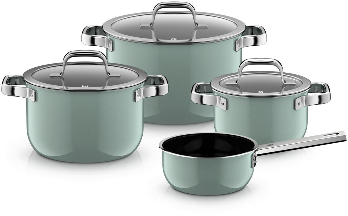 SET LONACA ZA KUHANJE Fusiontec Mineral Pro  4-dijelni   - zelena, Basics, metal (60/30/33cm) - WMF