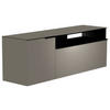 LOWBOARD  in 160/56/45 cm  - Schwarz/Grau, Design, Glas/Holzwerkstoff (160/56/45cm) - Moderano