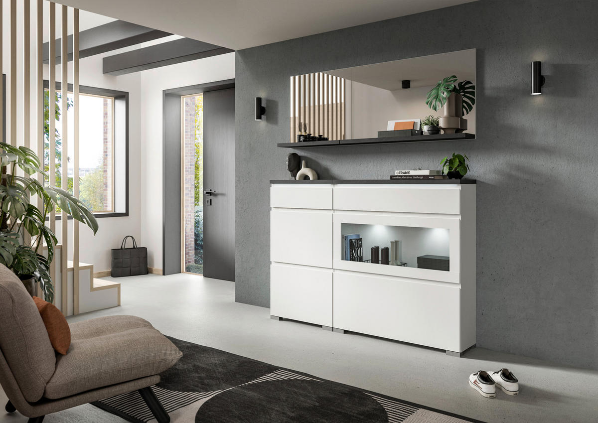 WANDSPIEGEL 60/59/18 cm  - Grau, MODERN (60/59/18cm)