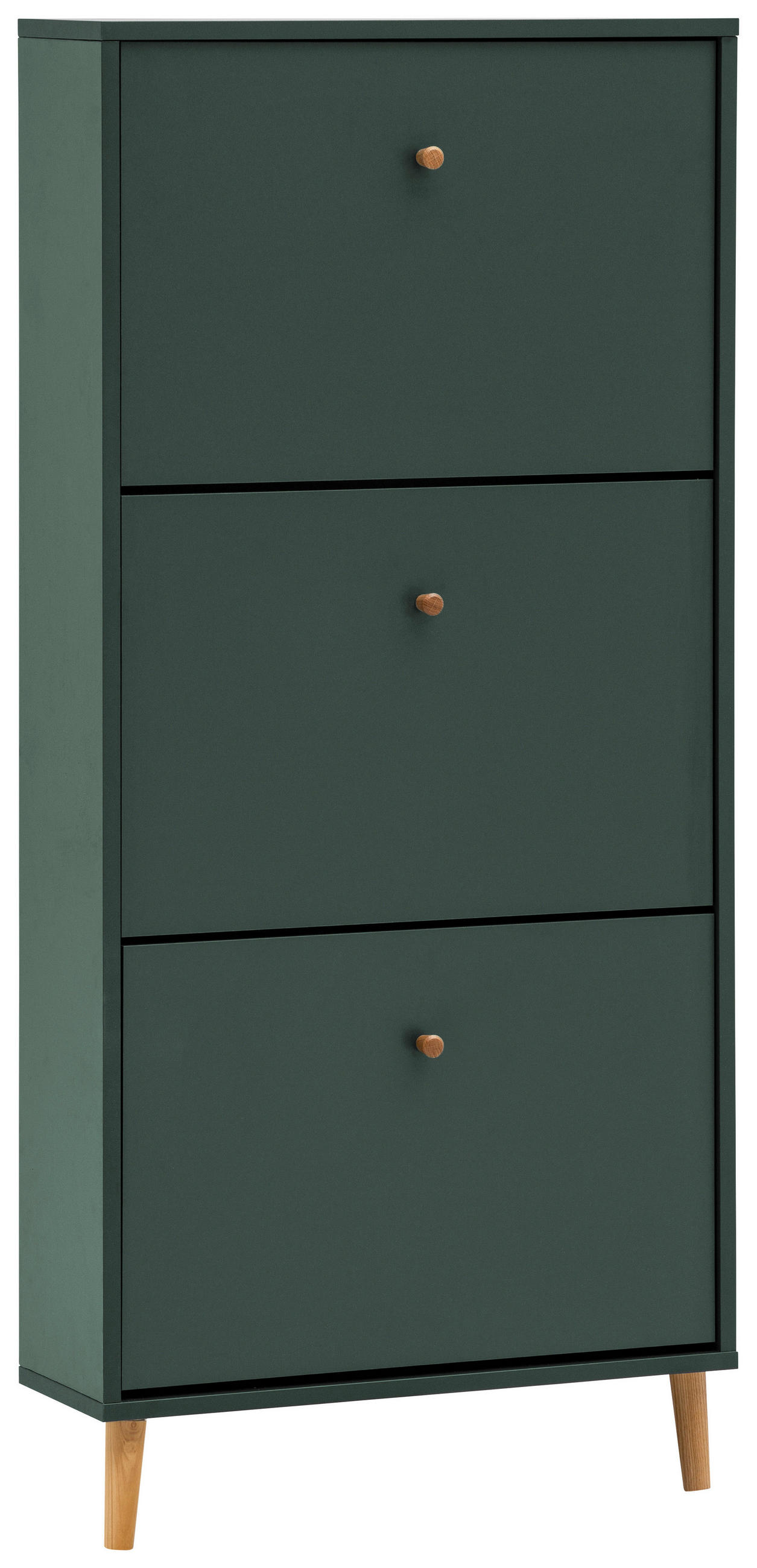 SCHUHKIPPER  in 59,8/131/19,55 cm  - Waldgrün, Design, Holz/Holzwerkstoff (59,8/131/19,55cm) - MID.YOU