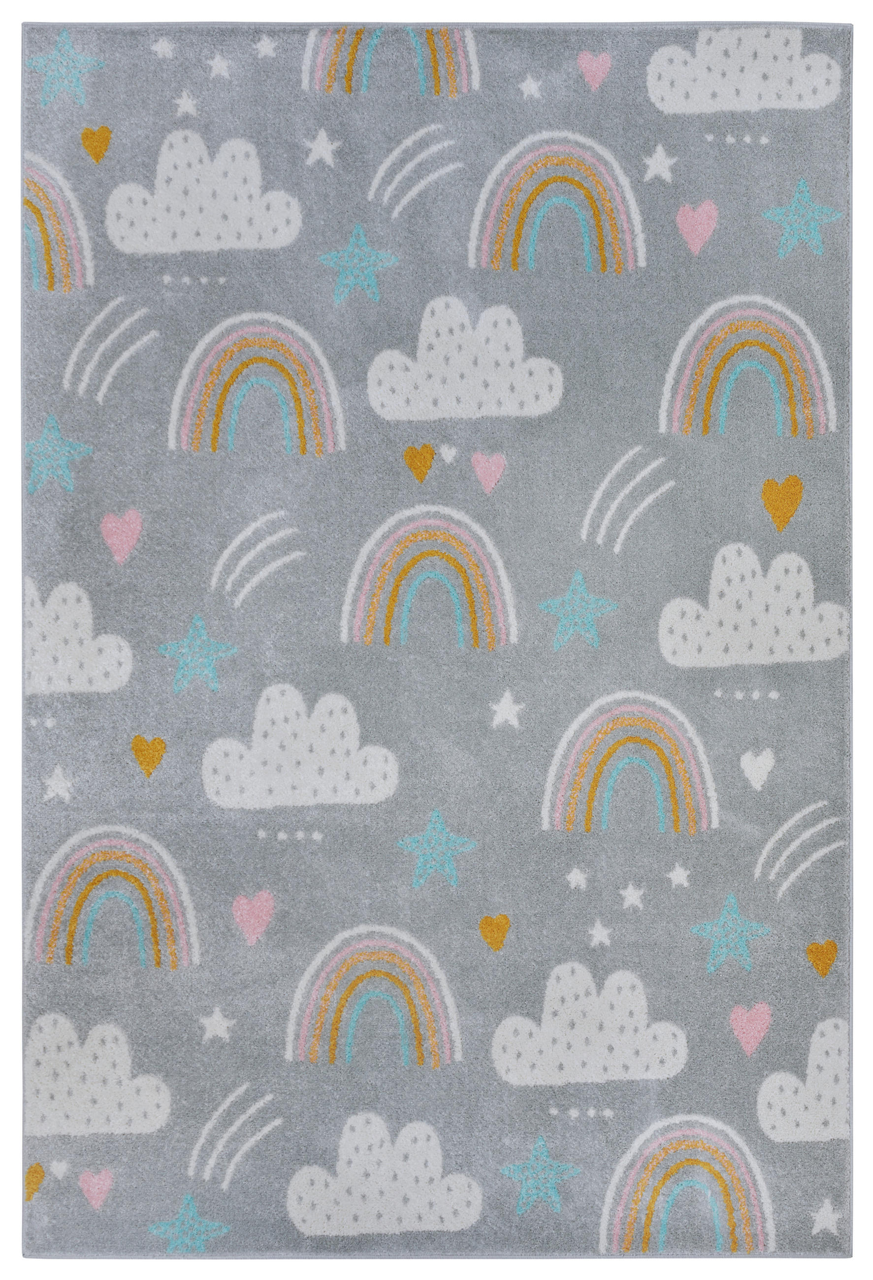 KINDERTEPPICH 120/170 cm Adventures  - Multicolor/Hellgrau, Design, Kunststoff (120/170cm) - Ben'n'jen
