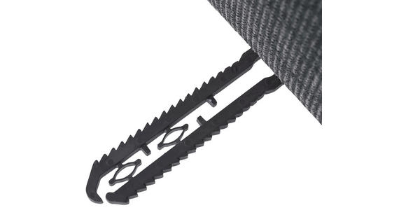 SOFAELEMENT Flachgewebe Anthrazit  - Anthrazit/Schwarz, KONVENTIONELL, Holz/Textil (77/72/83cm) - Carryhome