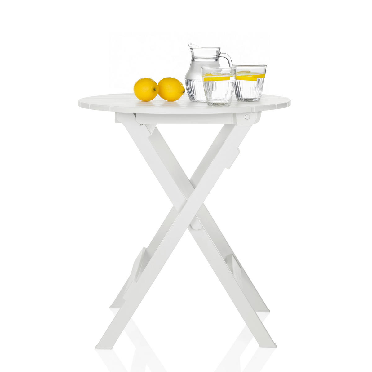 KLAPPTISCH in Kunststoff  - Weiß, MODERN, Kunststoff (62/70/62cm) - MID.YOU