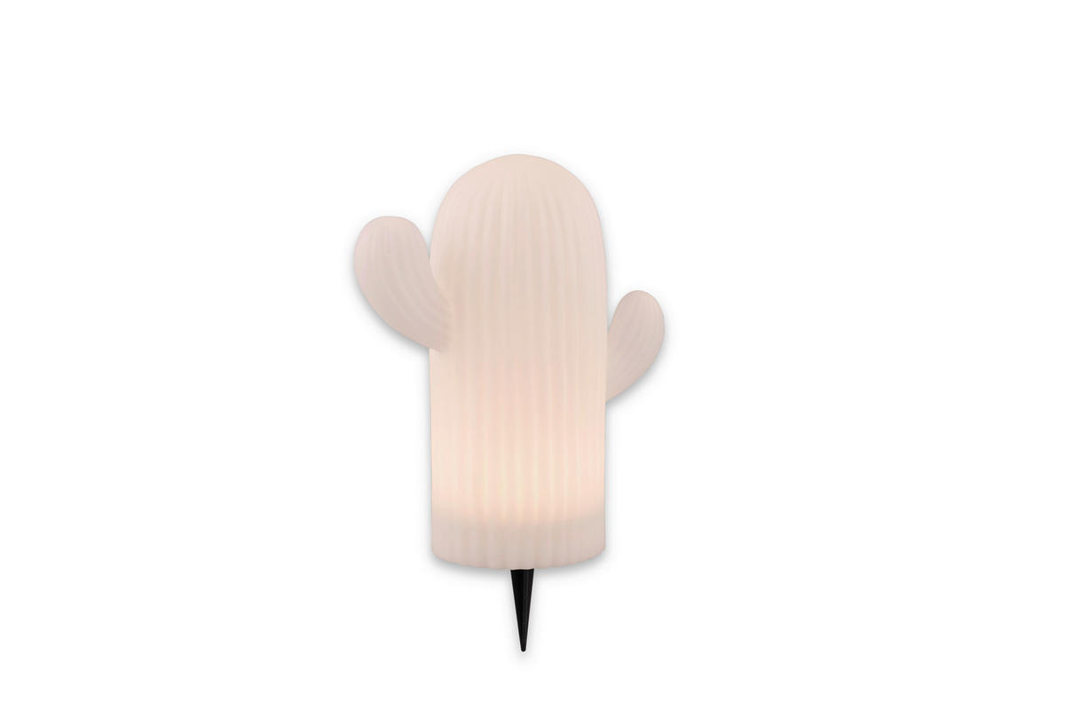 SOLÁRNE SVIETIDLO, 28,5/14,8/32,4 cm - biela, Trend, plast (28,5/14,8/32,4cm) - Ambia Garden