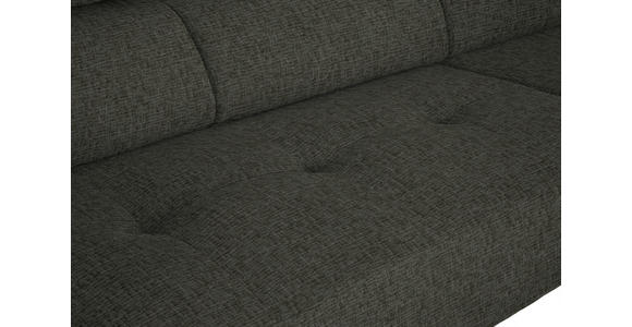 ECKSOFA in Chenille Graubraun  280/205 cm  - Graubraun/Schwarz, Design, Textil/Metall (280/205cm) - Xora
