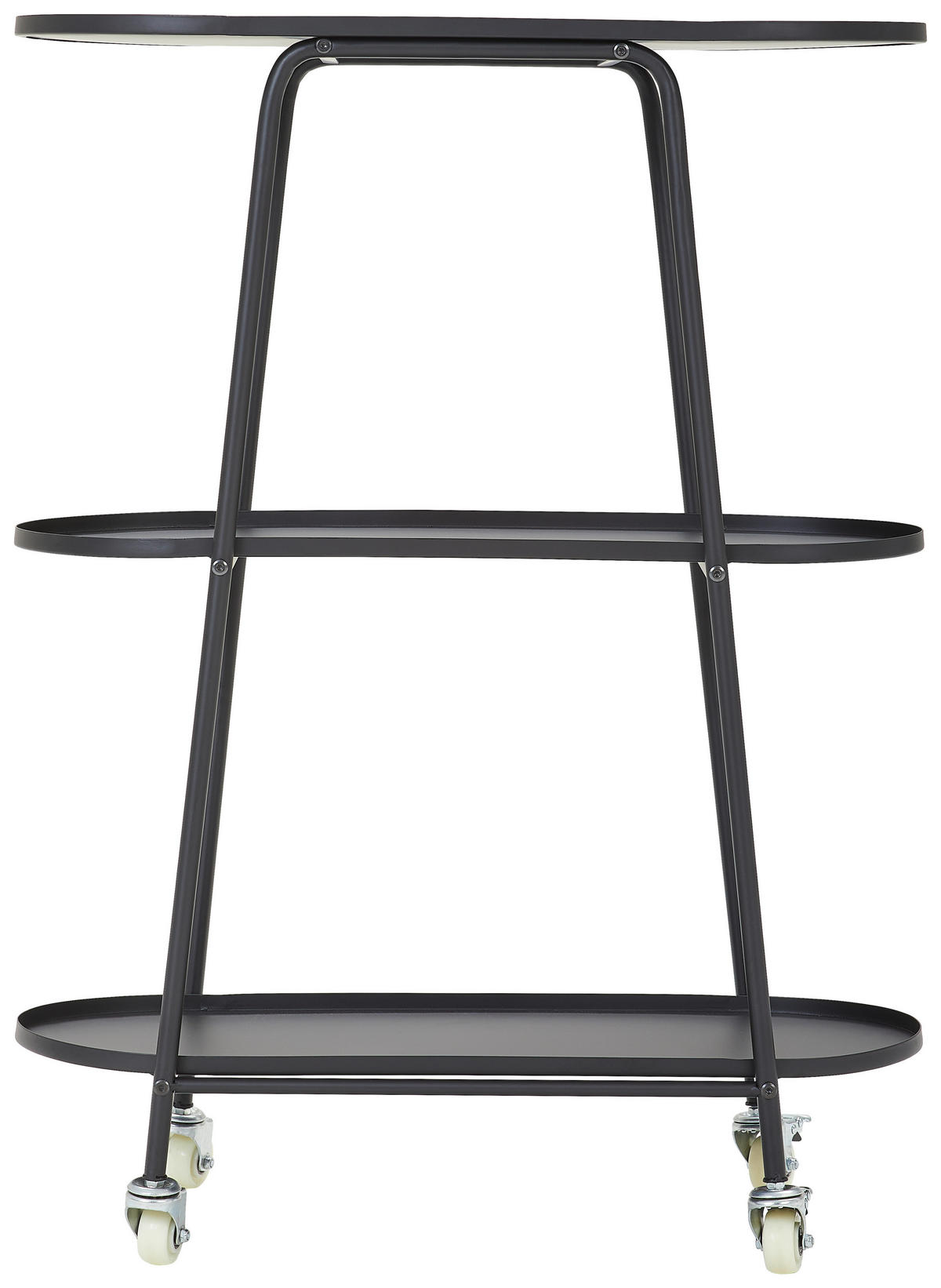POLC 70/91,5/34 cm fekete  - fekete, Trend, műanyag/fém (70/91,5/34cm) - Carryhome