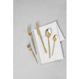 BESTECKSET Glam Chic 30-teilig Edelstahl  - Goldfarben, Design, Metall - Homeware Profession.