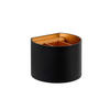 LED-WANDLEUCHTE Xio 11/13/9.7 cm   - Schwarz, Design, Metall (11/13/9.7cm) - Lucide