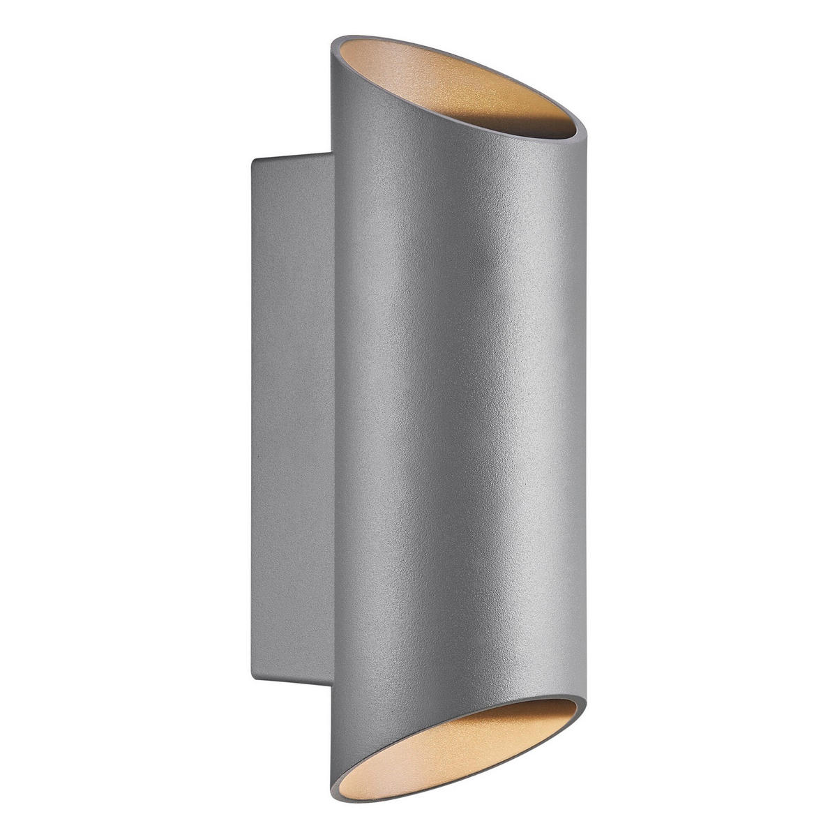 AUßENWANDLEUCHTE 7,7/9,5/23,5 cm   - Anthrazit/Zinkfarben, Design, Metall (7,7/9,5/23,5cm) - Nordlux