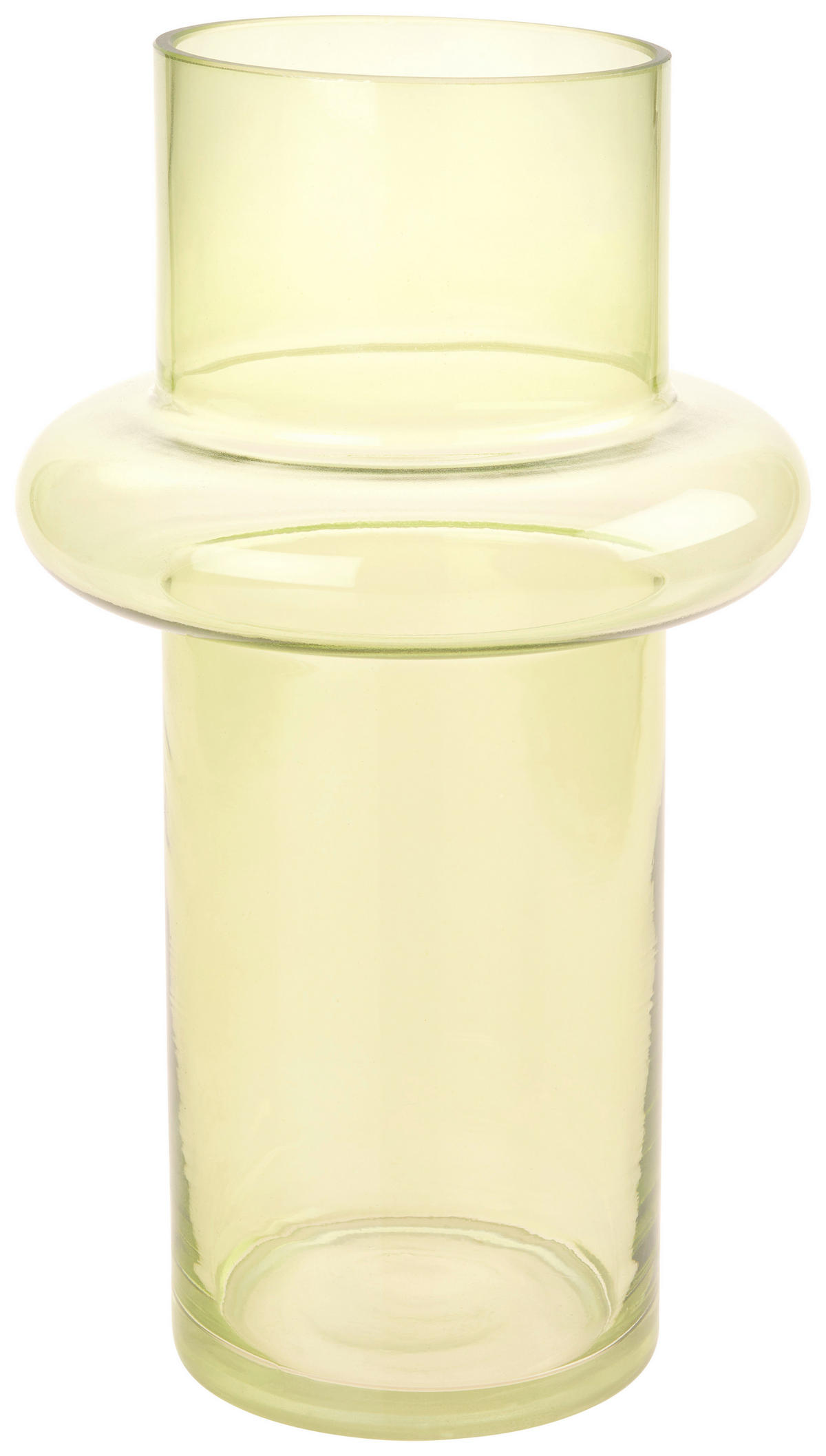 VÁZA 24 cm  - zöld, Basics, Üveg (16/25,5cm) - Ambia Home