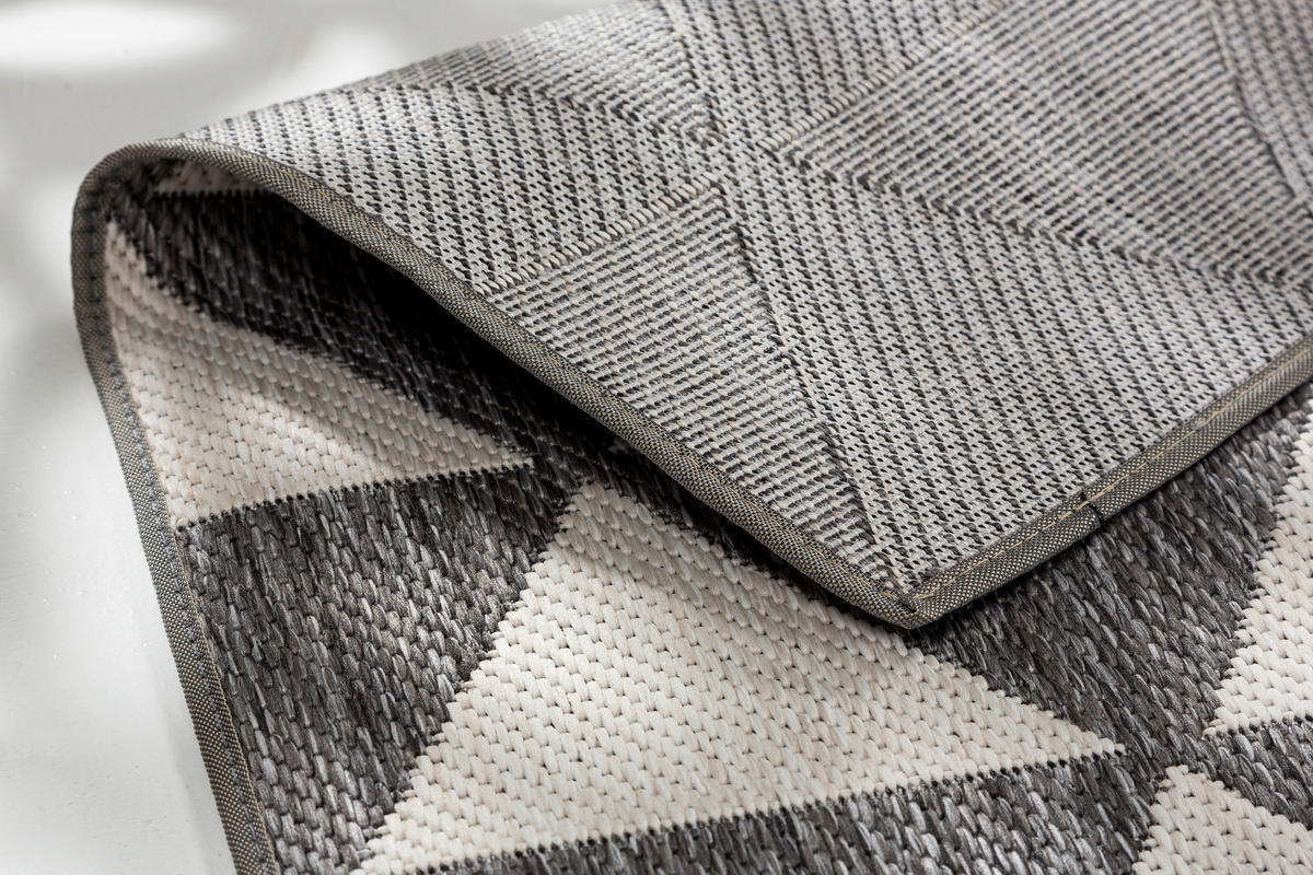 OUTDOORTEPPICH 120/180 cm Parkland Grau, Hellgrau  - Hellgrau/Grau, KONVENTIONELL, Textil (120/180cm) - Schöner Wohnen