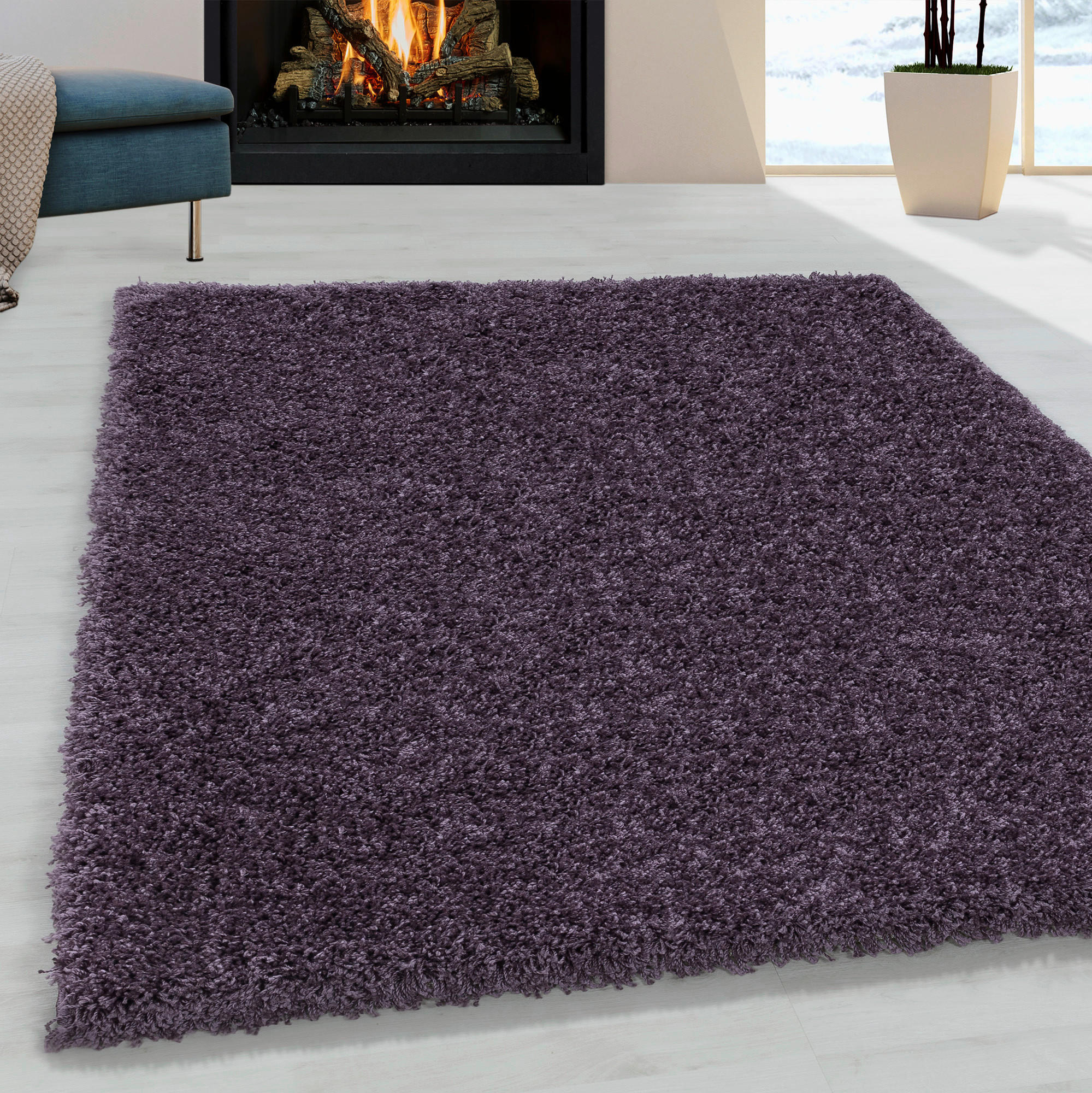 LÖPARE 80/250 cm Sydney 3000 violett - violett, Basics, textil (80/250cm)