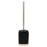 WC-BÜRSTE  - Chromfarben/Schwarz, Basics, Holz/Kunststoff (9/38/9cm) - Sadena