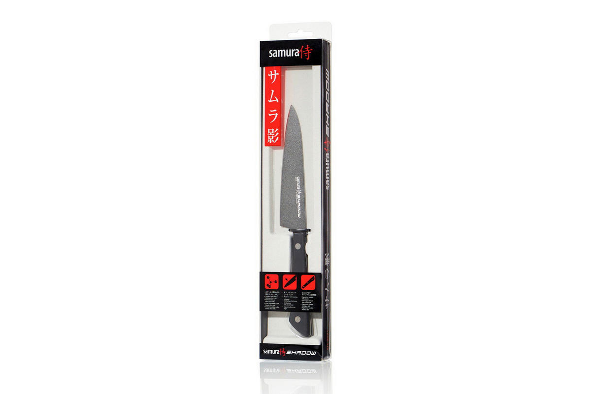 UNIVERZALNI NOŽ  SHADOW        22,5 cm    nerjaveče jeklo - črna, Basics, kovina/umetna masa (22,5cm) - Samura