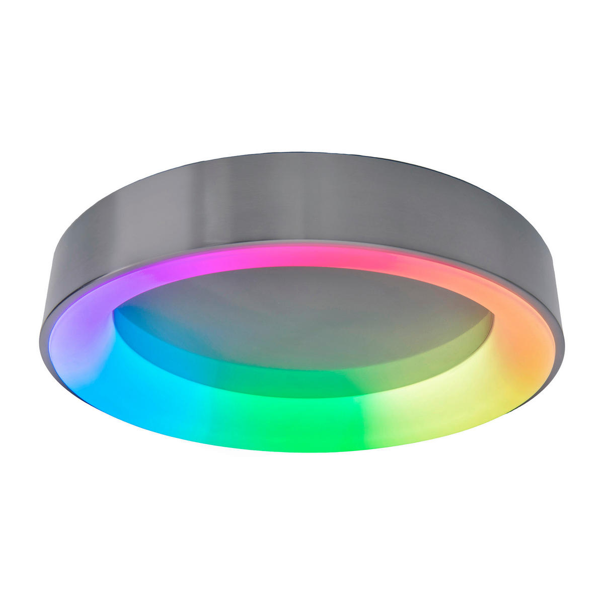 LED-DECKENLEUCHTE 46,5 cm  - Grau, Basics, Kunststoff/Metall (46,5cm) - Näve
