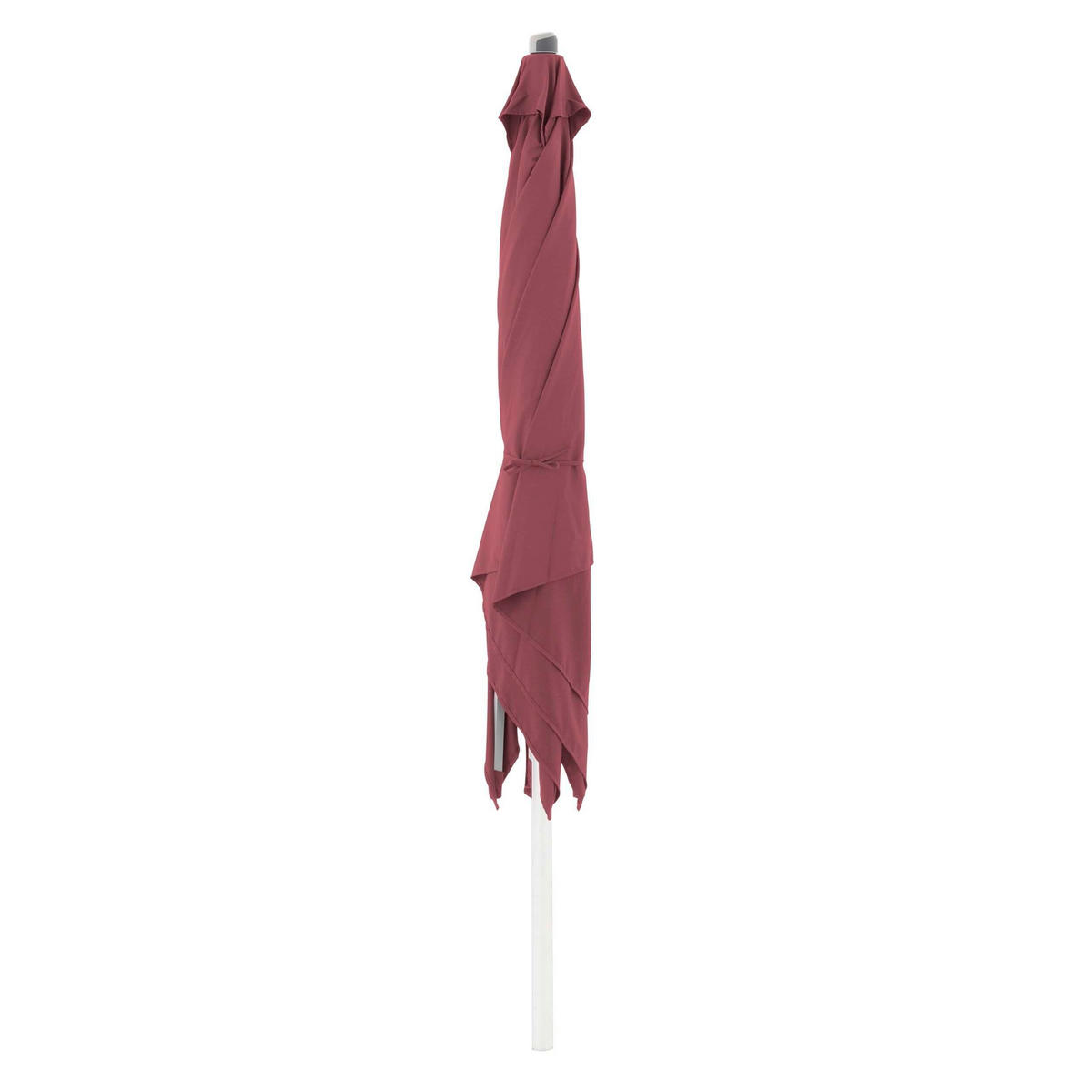 SONNENSCHIRM 240x240 cm Rot  - Silberfarben/Rot, KONVENTIONELL, Textil/Metall (240/240cm) - Doppler