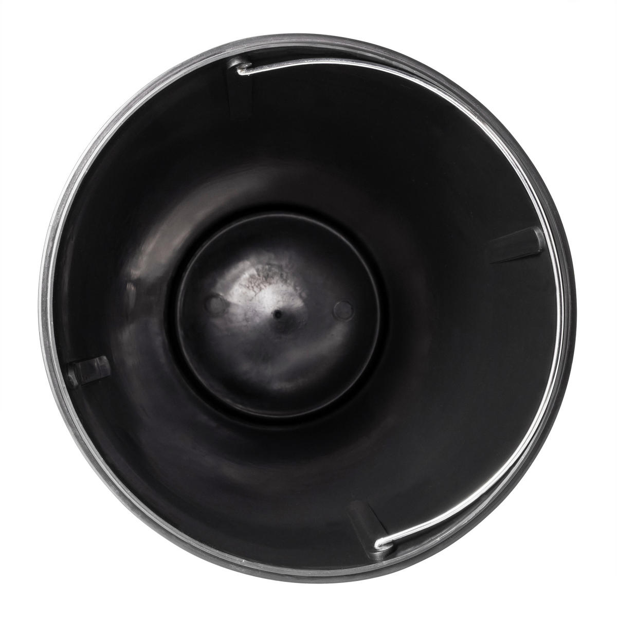 ABFALLEIMER 30 L  - Schwarz/Weiß, MODERN, Kunststoff/Metall (37/64,5/29cm) - MID.YOU