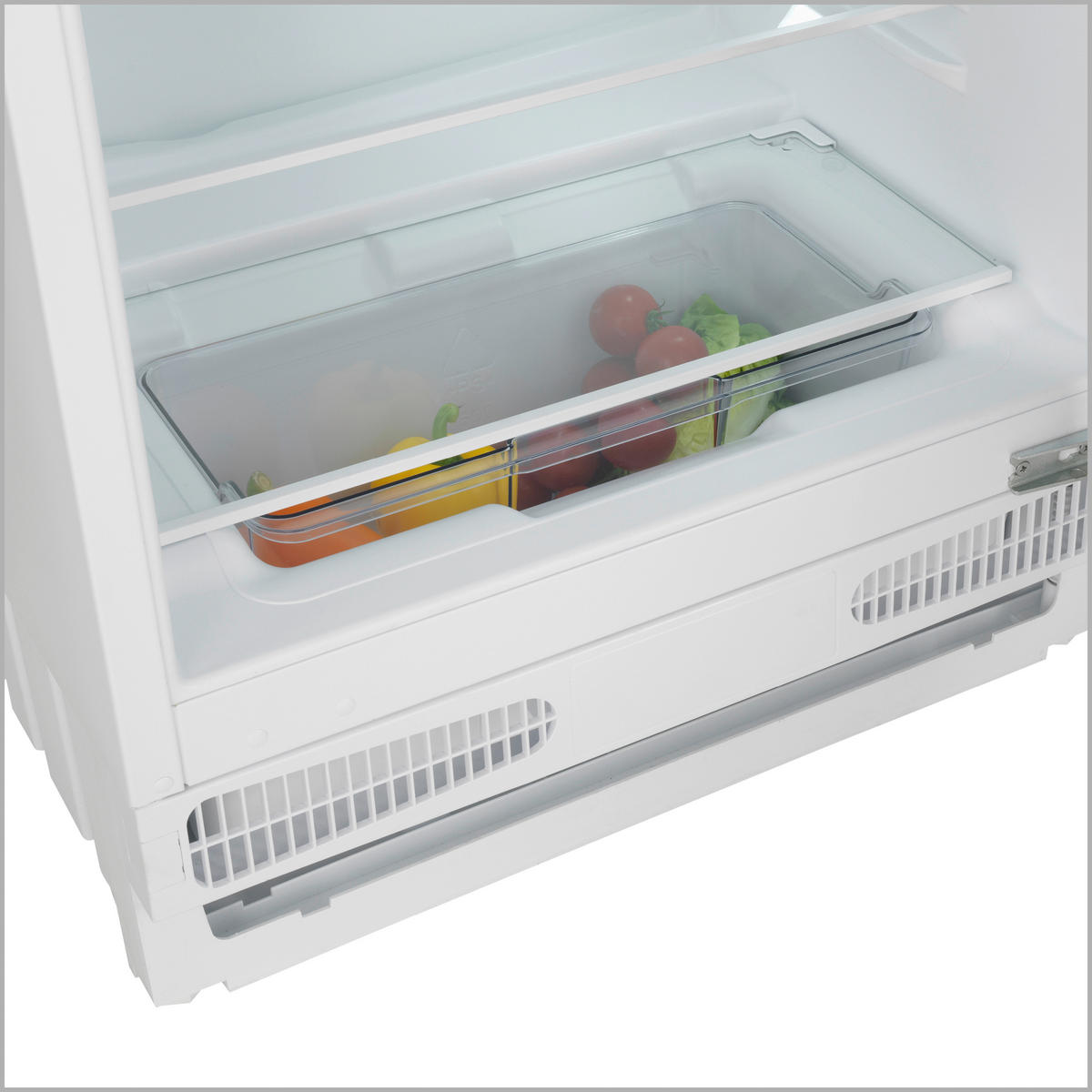 MINIKÜHLSCHRANK 59,5/81,2-88,2/54,8 cm UKS108  - Weiß, Basics, Glas/Metall (59,5/81,2-88,2/54,8cm) - Oranier