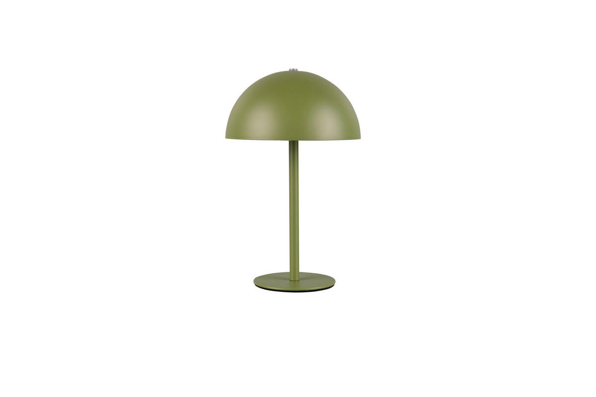 AKKU-TISCHLEUCHTE - Grün, Trend, Metall (13/21cm)