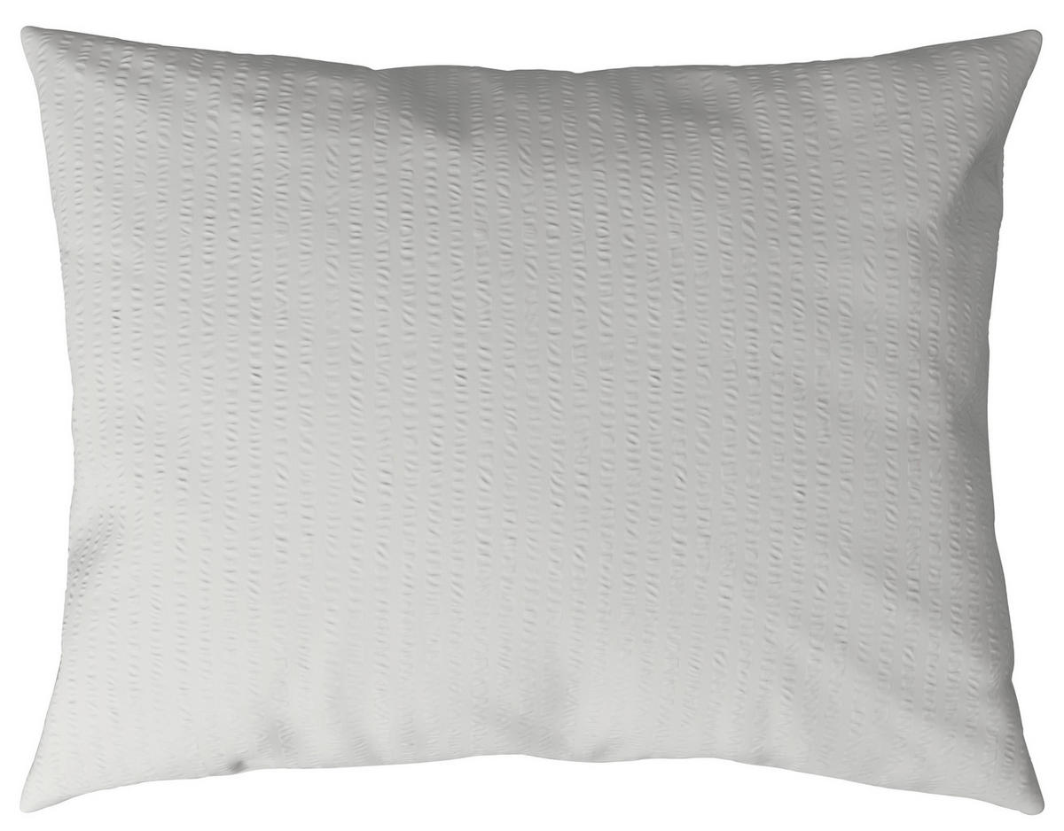 KREPOVÉ OBLIEČKY, seersucker, sivá, 140/200 cm - sivá, Konventionell, textil (140/200cm) - Esposa