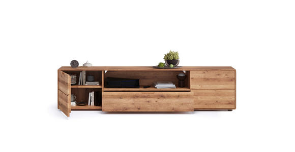 LOWBOARD  200/47/40 cm 1 Schublade(n)  - Wildeiche, KONVENTIONELL, Holz (200/47/40cm) - Linea Natura