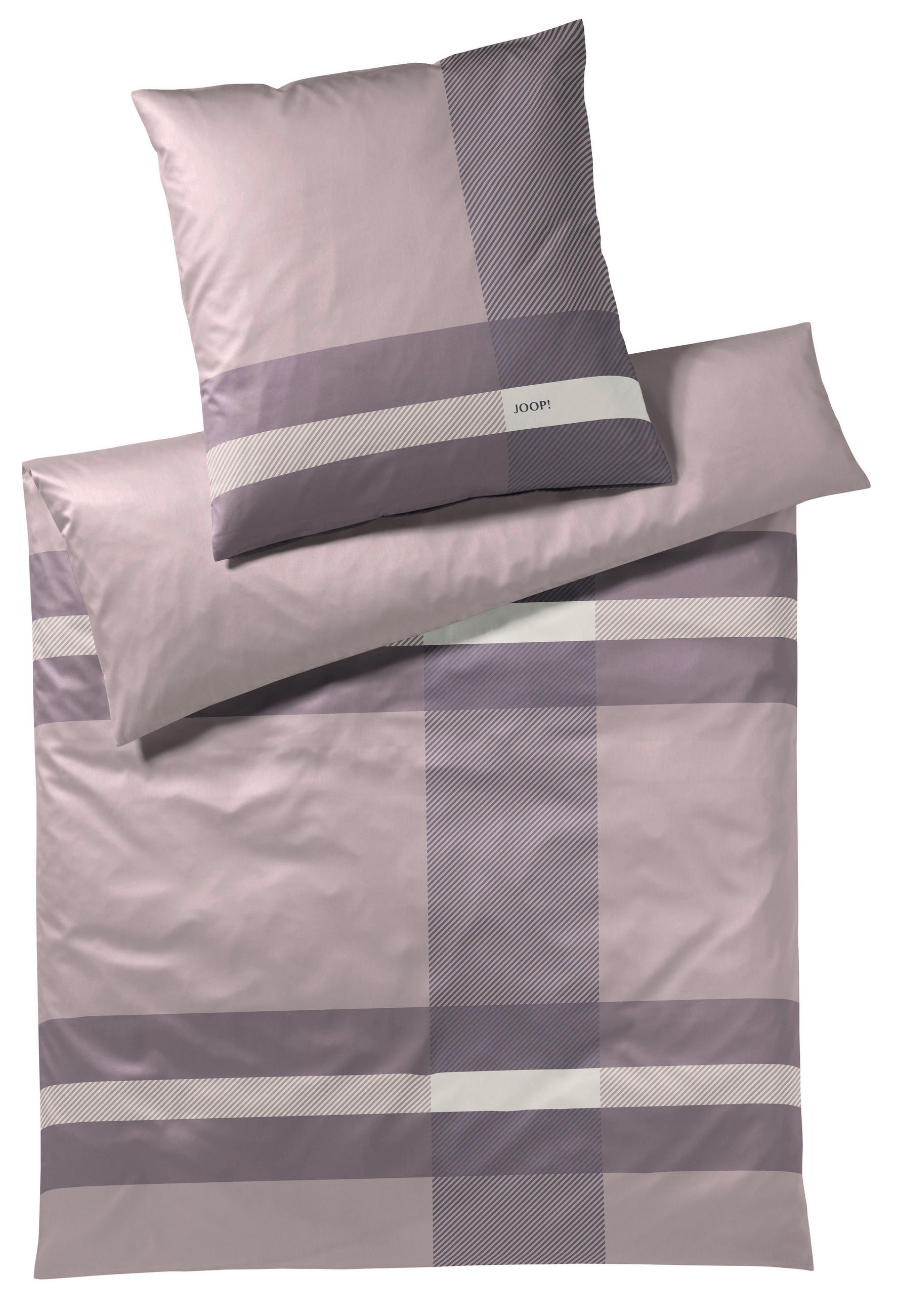 BETTWÄSCHE Modern Makosatin 155/200 cm  - Violett, Design, Naturmaterialien/Textil (155/200cm) - Joop!