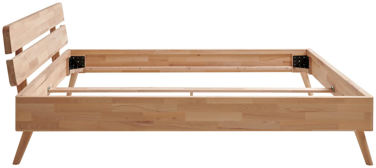 KREVET   180/200 cm   jezgra bukve  - jezgra bukve, Natur, drvo (180/200cm) - MID.YOU