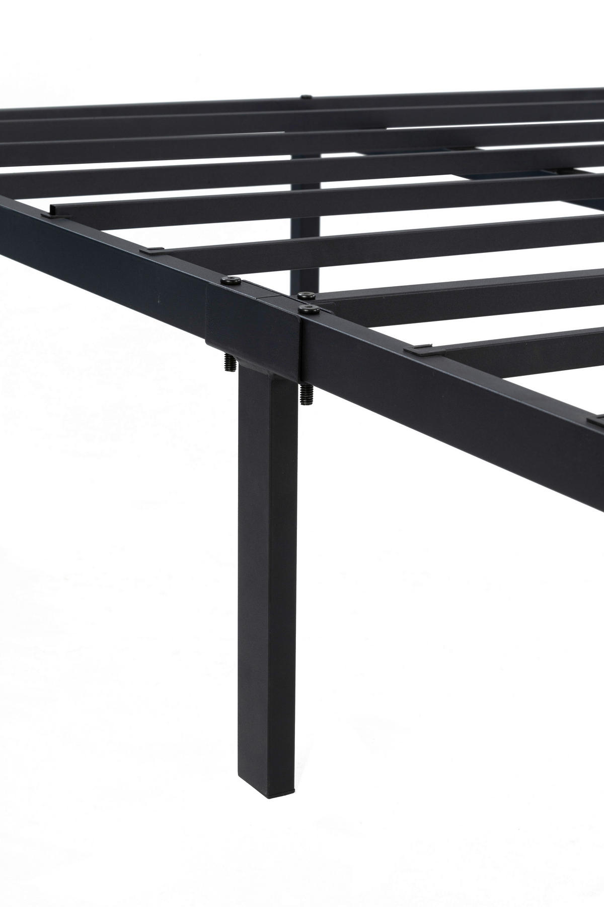 METALLBETT 180/200 cm,  in Schwarz  - Schwarz, Basics, Metall (180/200cm) - Boxxx