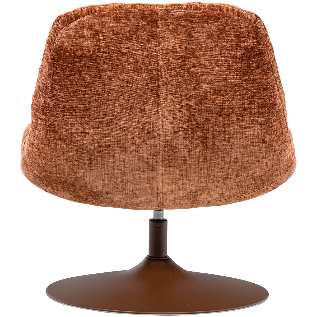 SESSEL in Chenille Rostfarben  - Rostfarben/Braun, Design, Textil/Metall (73/81/84cm) - Livetastic