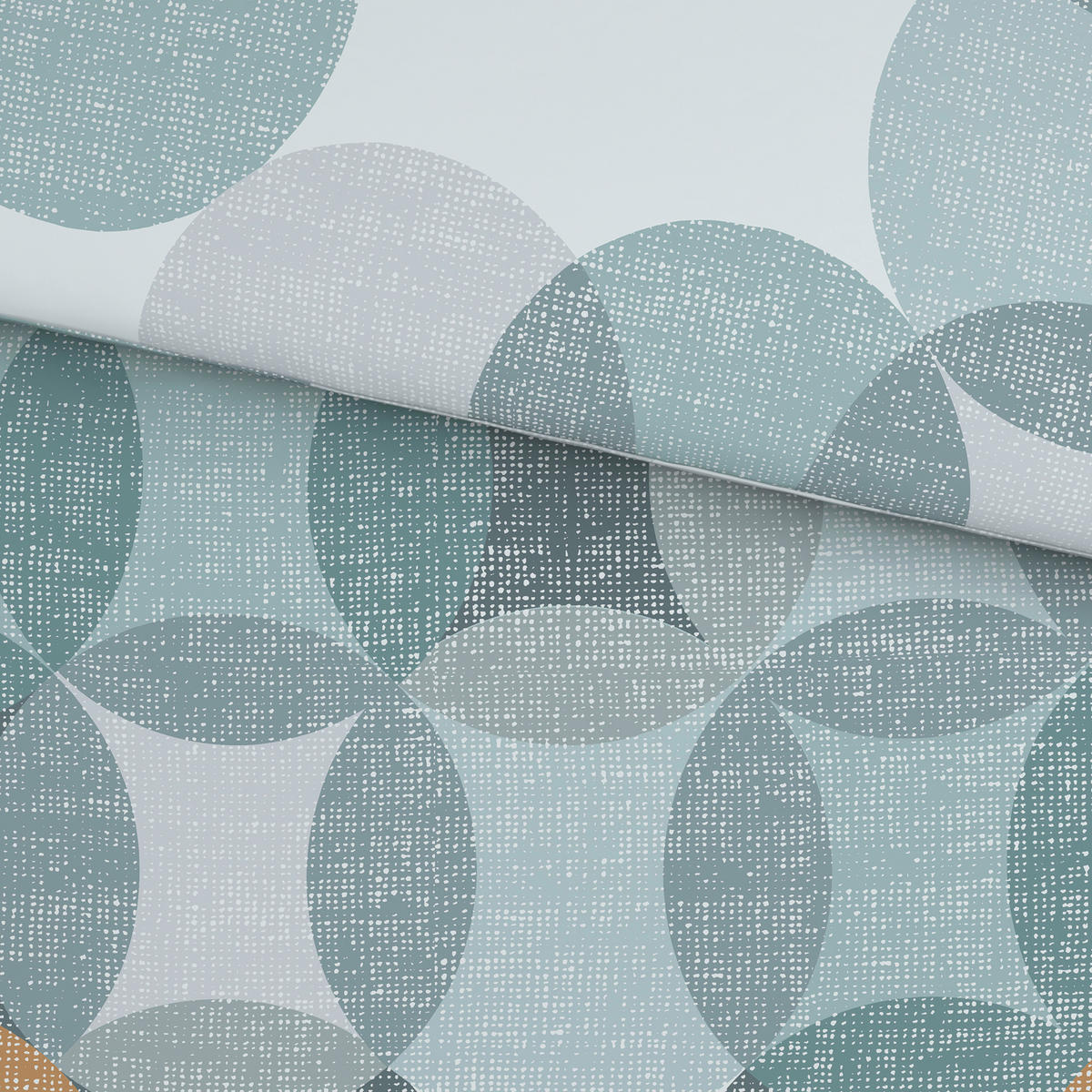 BETTWÄSCHE Biber, Flanell 135/200 cm  - Gelb/Petrol, Textil (135/200cm) - Novel