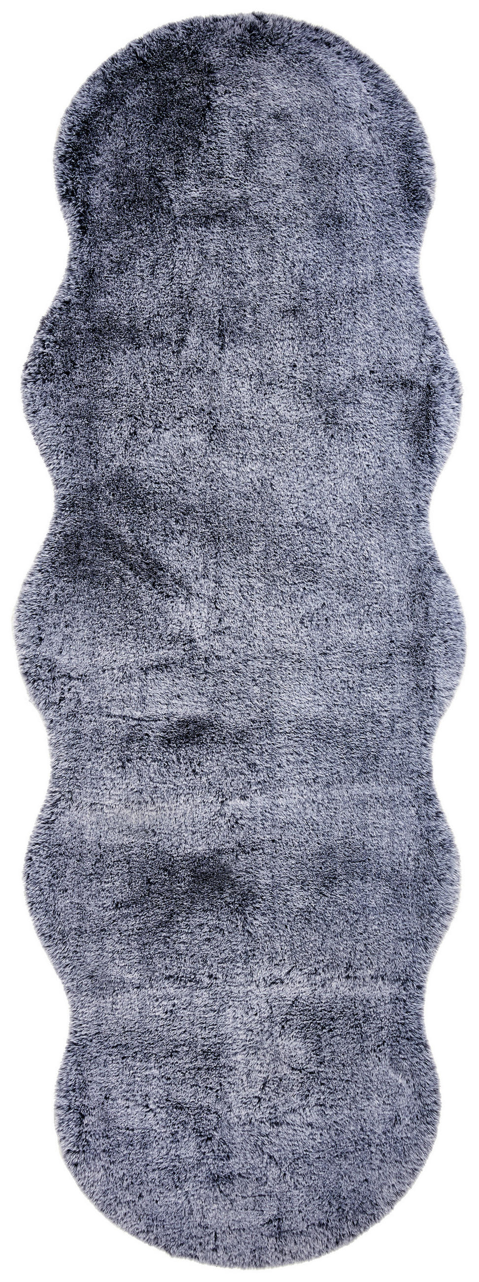 Fellteppich Misha Anthrazit 55x160 cm