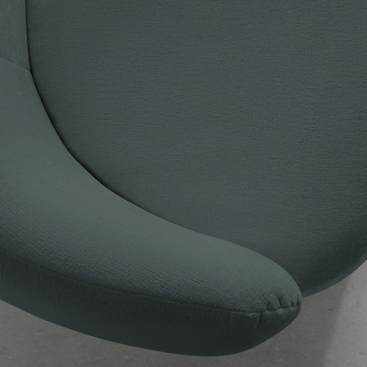 BIG SOFFA i chenille antracit  - svart/antracit, Modern, textil/plast (235/72/110cm) - MID.YOU