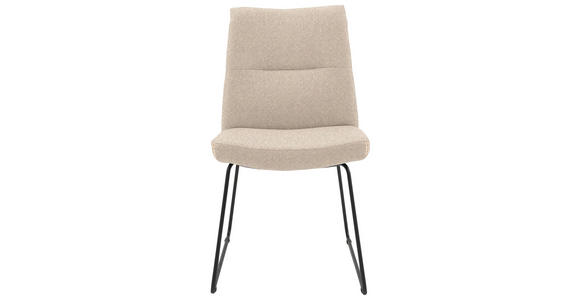 STUHL - Sandfarben/Beige, Design, Textil/Metall (50/90/68cm) - Valnatura