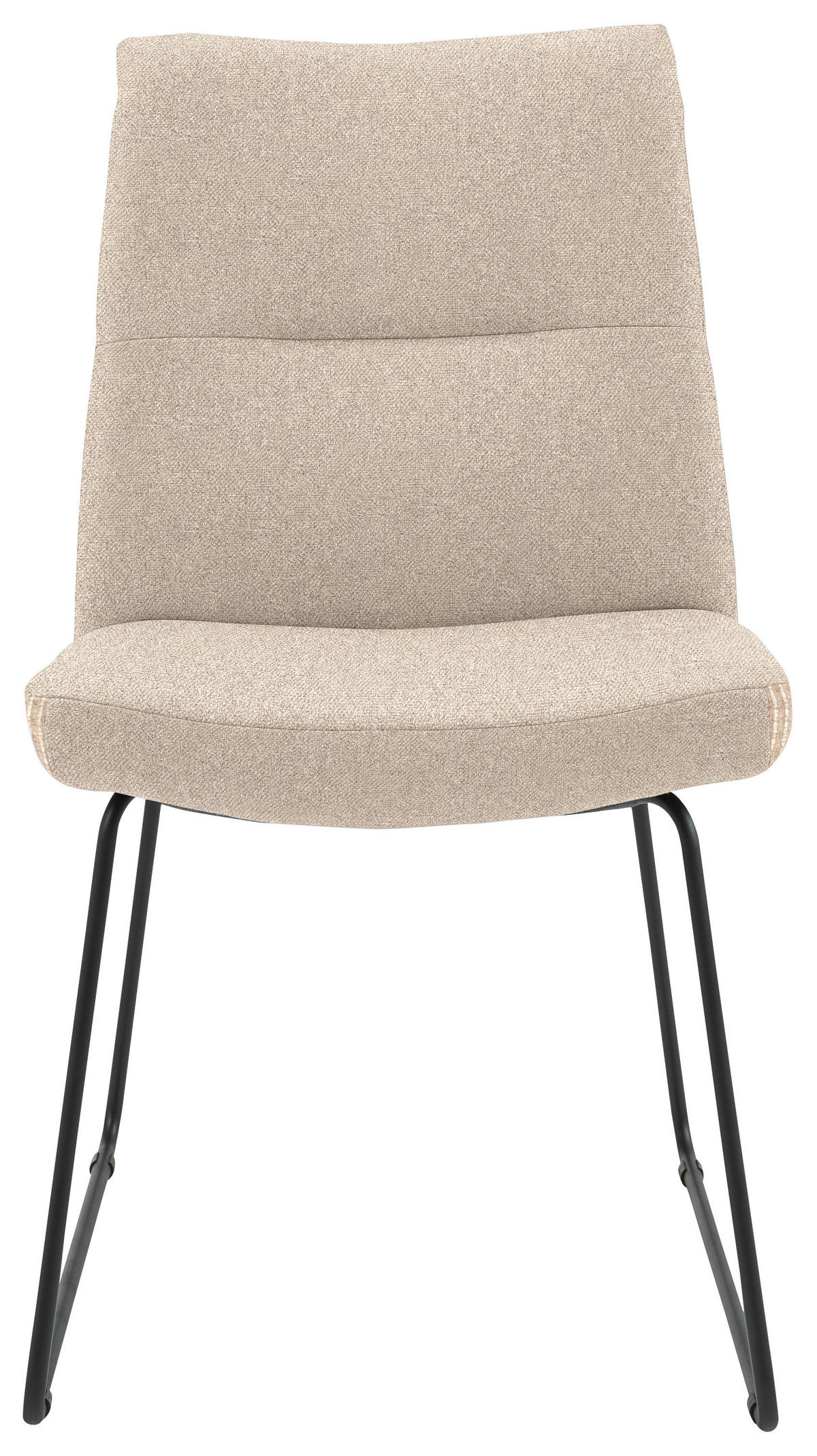 STUHL - Sandfarben/Beige, Design, Textil/Metall (50/90/68cm) - Valnatura