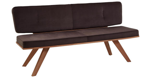 SITZBANK 180/83/60 cm in Braun, Eichefarben - Eichefarben/Braun, Natur, Holz/Textil (180/83/60cm) - Valnatura