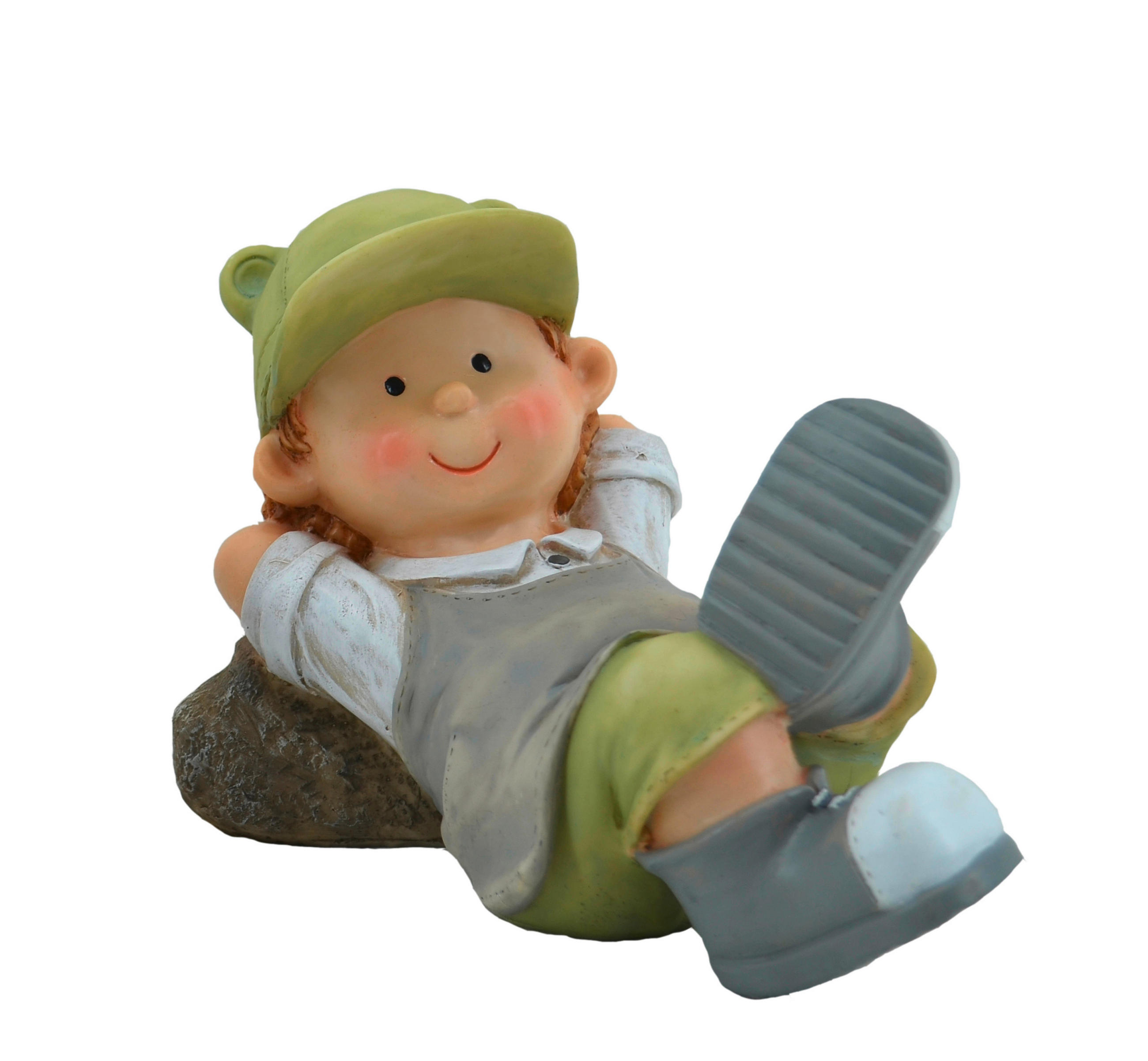 DEKOFIGUR KIND  - Multicolor, LIFESTYLE, Kunststoff (26,5/15/18,5cm)