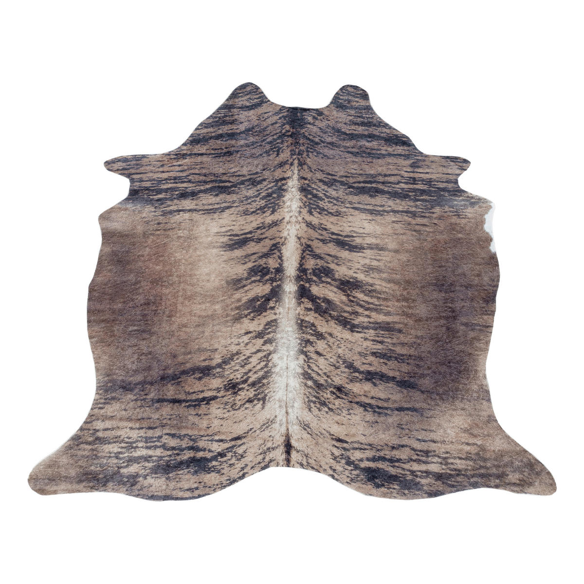 FELLTEPPICH 100/135 cm Etosha  - Braun/Weiß, Design, Leder/Textil (100/135cm) - Novel
