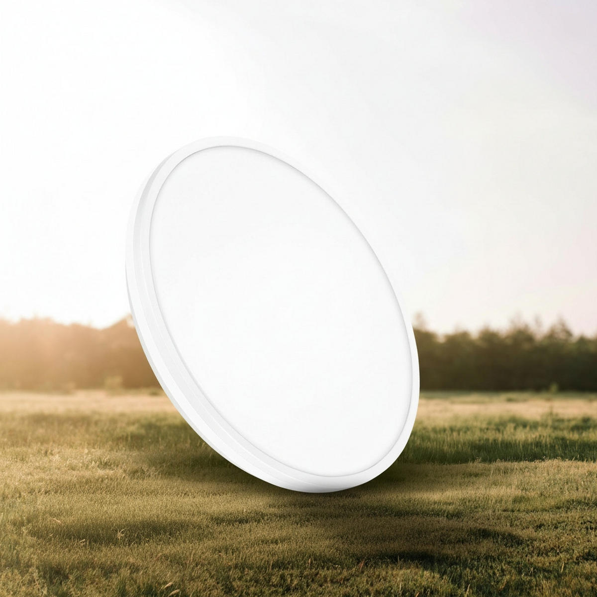 LED-DECKENLEUCHTE Pulap 33/6 cm   - Weiß, Basics, Kunststoff (33/6cm) - Briloner