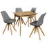 ESSTISCH Wildeiche massiv rechteckig Eichefarben - Eichefarben, KONVENTIONELL, Holz (80/80/76cm) - Carryhome ESSTISCH Wildeiche massiv rechteckig Eichefarben - Eichefarben, KONVENTIONELL, Holz (80/80/76cm) - Carryhome