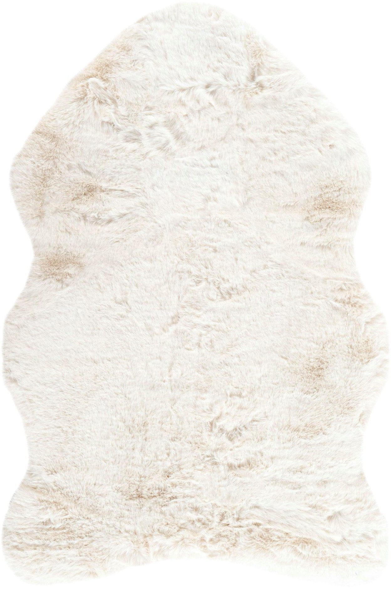 FELLTEPPICH 60/90 cm My Infinity Weiß  - Weiß, Design, Textil (60/90cm) - Obsession