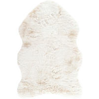 FELLTEPPICH 60/90 cm My Infinity Weiß  - Weiß, Design, Textil (60/90cm) - Obsession