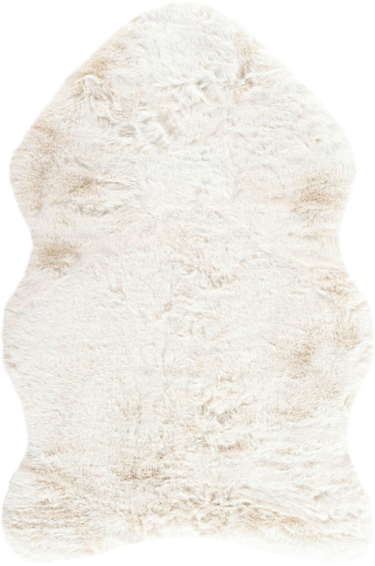 FELLTEPPICH 60/90 cm My Infinity Weiß  - Weiß, Design, Textil (60/90cm) - Obsession