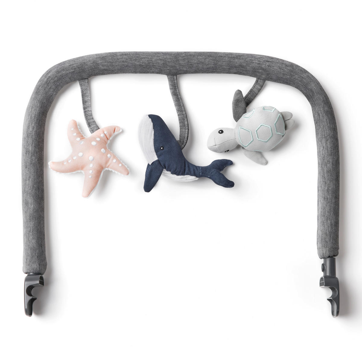 PREČKA ZA IGRAČKE - tamnosiva, Osnovno, tekstil (40/6/35,5cm) - Ergo Baby
