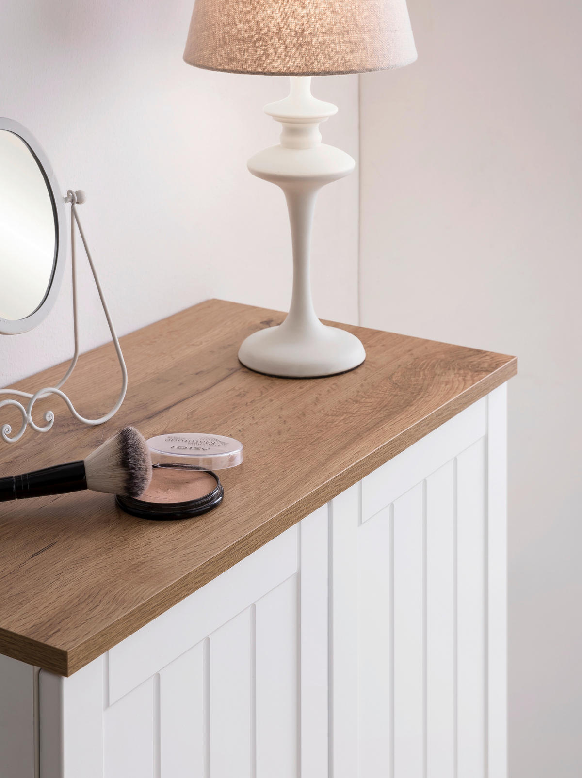 HIGHBOARD Jelda  in 59,8/116,9/32,6 cm  - Eichefarben/Schwarz, MODERN, Holzwerkstoff/Kunststoff (59,8/116,9/32,6cm) - Stylife